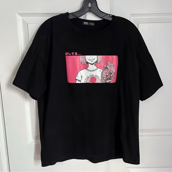 ROMWE SHORT SLEEVE T-SHIRT - Picture 2 of 6